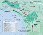 карта курорта Икстапа