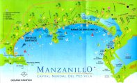 карта курорта Мансанильо