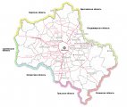 карта шоссе курорта Подмосковье