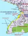 карта курорта Геленджик