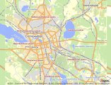 карта города Екатеринбург