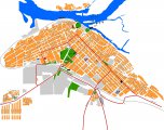 карта города Азов