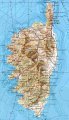 карта острова Корсика