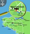 карта курорта Бретань