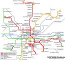 карта метро города Дортмунд