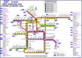 карта метро курорта Загреб