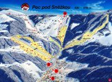карта курорта Пец под Снежкой