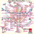 Карта метро Сианя