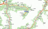 карта расположения курорта Ароза
