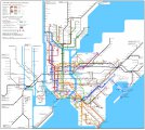 карта метро города Нью-Йорк