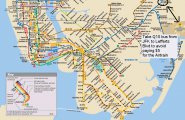 карта города Нью-Йорк