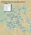 схема транспортных линий города Хьюстон