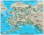карта Аляска