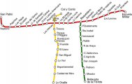 Карта метро Сантьяго