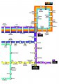 Карта движения трамваев в Тимишоара