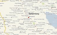 карта расположения курорта Баттамбанг