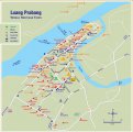 подробная карта курорта Луанг Прабанг
