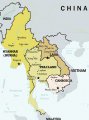 карта расположения курорта Луанг Прабанг