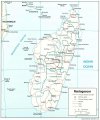 карта расположения куррта Антананариво и его окрестностей