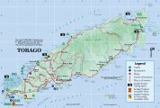 Карта острова Табаго