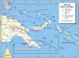 Политическая карта Папуа Новой Гвинеи