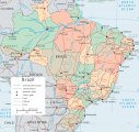 Политическая карта Бразилии