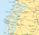 Политическая карта Португалии