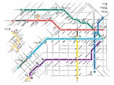 подробная карта метро курорта Буэнос-Айрес