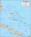 подробная карта курорта Багамские острова
