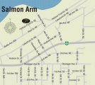 карта курорта Салмон Арм