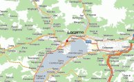 карта расположения курорта Локарно
