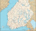 подробная карта Финляндии