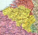 подробная карта Бельгии