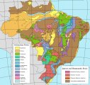 геологическая карта Бразилии