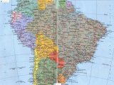 подробная карта Бразилии на русском языке