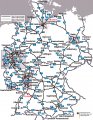 автомобильная карта Германии