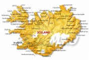 подробная карта Исландии