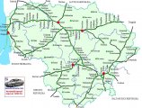 автомобильная карта Литвы