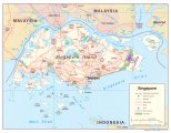 карта Сингапура
