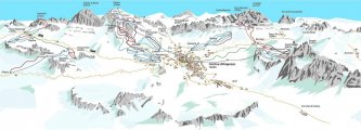 карта Кортина-д Ампеццо