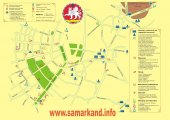 Карта Самарканда