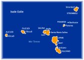 карта Эолийские острова