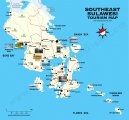 Туристическая карта Сулавеси (Юго-восток)