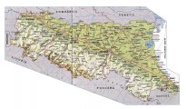 Карта региона Эмилия - Романья
