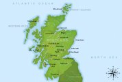 карта Шотландия