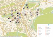 Туристическая карта Эдинбурга