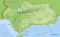 карта Андалусия