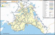 Карта дорог Антальи