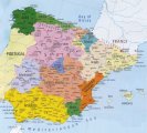 Андалусия на карте Испании