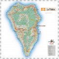 Подробная карта Ла Палмы